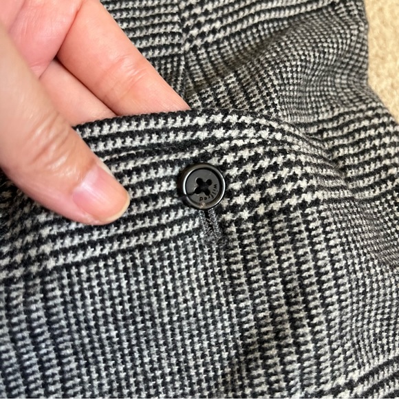 Aritzia Wilfred Chambery Check Plaid Wool Cashmere Cropped Trouser Pant Size 0 - Picture 9 of 12
